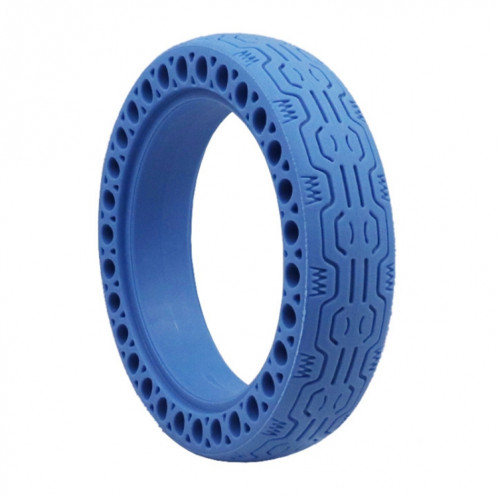 8,5 pouces Scooter électrique résistant à l'usure pneu à motif décoratif absorbant les chocs pneu solide en nid d'abeille, adapté pour Xiaomi Mijia M365 (bleu) SH677L554-34