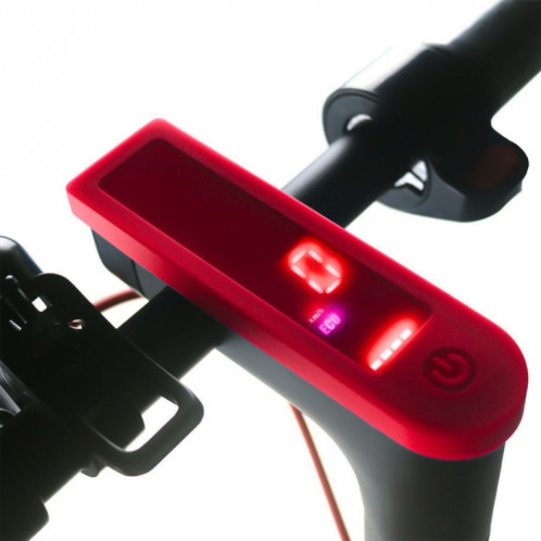 Étui de protection étanche en silicone pour instrument de carte de circuit imprimé de Scooter électrique pour Xiaomi Mijia M365 / M365 Pro (rouge) SH689R101-35