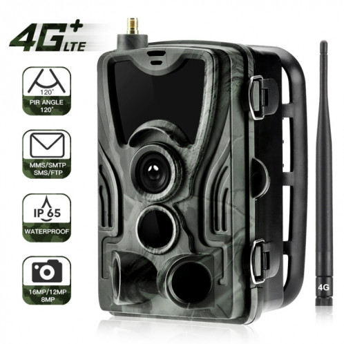 HC801LTE 4G Version américaine étanche IP65 IR Night Vision Security 16MP Hunting Trail Camera, Angle de 120 degrés SH2959862-38