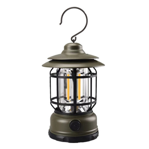 AOTU YT1030 Lampe à main d'urgence pour camping rétro extérieur (vert) SA185G92-38