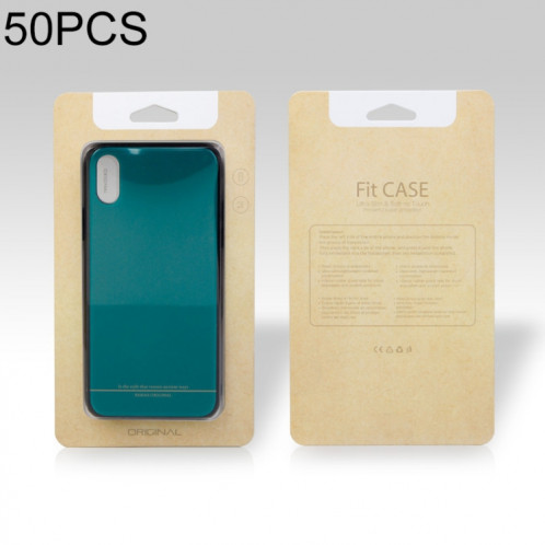 50 PCS Étui pour téléphone portable de haute qualité PVC + Colle Package Box pour iPhone (4,7 pouces) Taille disponible: 148 mm x 78 mm x 7 mm (Kaki) SH037K797-32