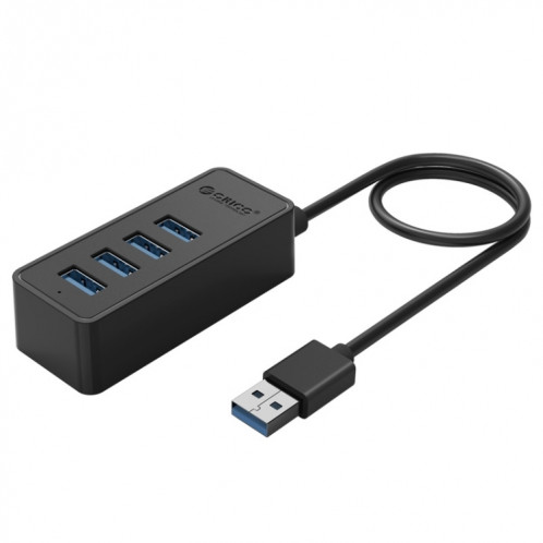 ORICO W5P-U3-30 4-Port USB 3.0 Bureau HUB avec 30cm Câble Micro USB Alimentation (Noir) SO008B1306-316