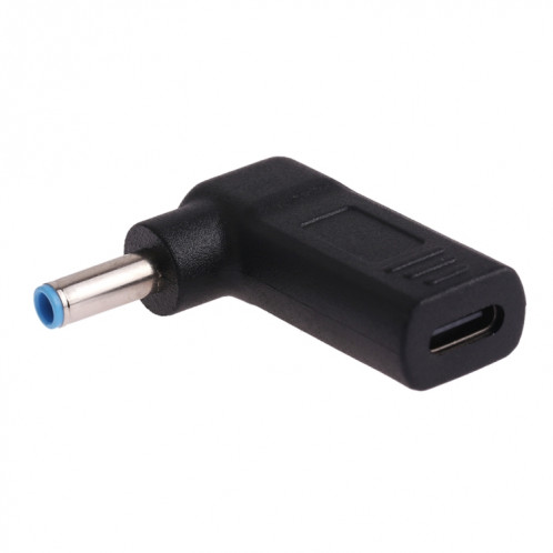 Connecteur adaptateur coudé USB-C / Type-C femelle à fiche mâle 4,5 x 3,0 mm (bleu) SH432L997-34