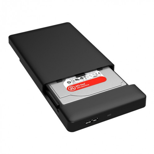 ORICO 2588US3 Boîtier de stockage pour disque dur externe USB3.0 pour PC portable SATA 2,5 pouces SATA HDD / SSD de 9,5 mm (Noir) SO533B1780-39