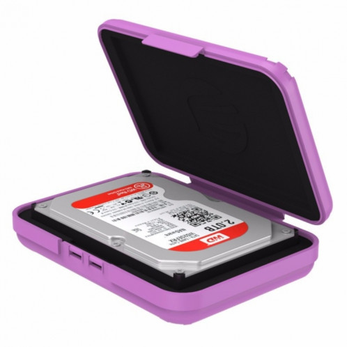 ORICO PHX-35 3.5 pouces SATA HDD Case disque dur disque protéger la boîte de couverture (violet) SO541P1136-38