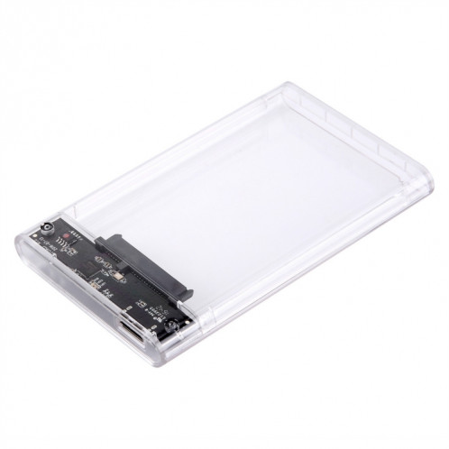 ORICO 2139U3-CR USB3.0 Transparent Disque dur Boîte de stockage pour 9,5 mm 2,5 pouces SATA HDD / SSD SO05991688-316