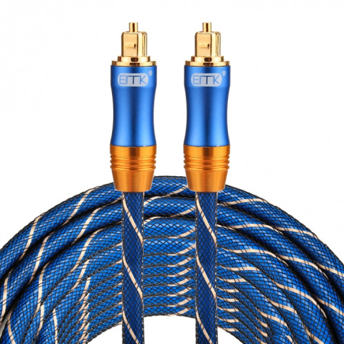 EMK LSYJ-A Câble audio numérique Toslink mâle / mâle à tête en métal plaqué or OD6.0mm de 8 m SH0746484-37