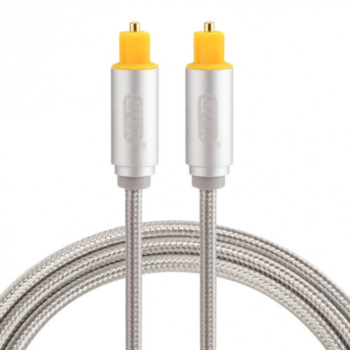 EMK Câble audio numérique Toslink mâle mâle audio optique (argent) SH781S762-37