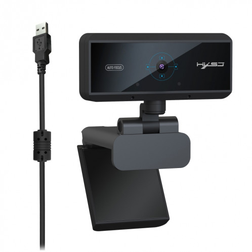 HXSJ S3 500W 1080P Caméra de mise au point automatique à 180 degrés HD réglable avec microphone (noir) SH861B1149-310