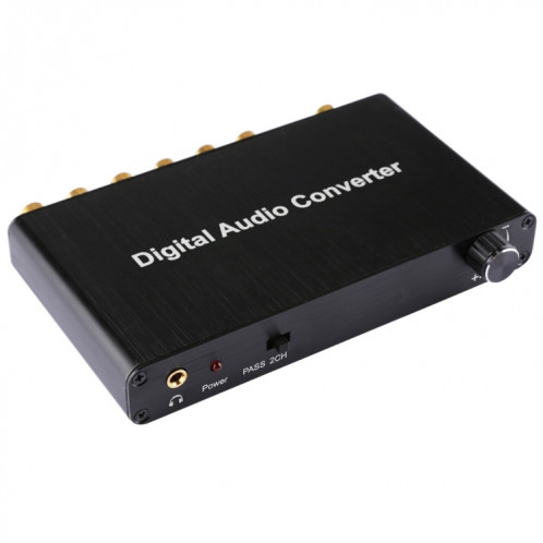 Convertisseur de décodeur audio numérique de 5.1CH avec le coaxial optique de Toslink SPDIF pour le théâtre à la maison / PS4 / PS3 / XBOX360, contrôle de volume de support, AC-3, DTS S50888199-36