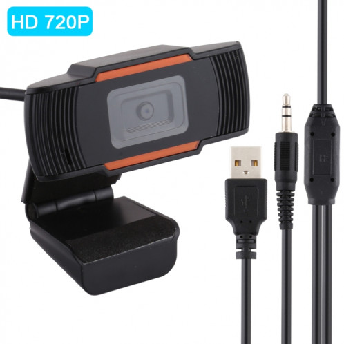 HD 720P Caméra d'ordinateur rotative USB Webcam PC Camera pour Skype / Android TV SH09531222-313