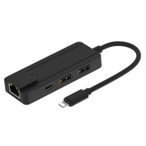 ANTEN 75002 8PIN To RJ45 HUB Adaptateur USB 2.0 (Noir) SH049B55-36