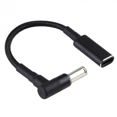 Coude 6,0 x 1,4 mm vers adaptateur USB-C / Type-C Câble tressé en nylon SH1193673-35