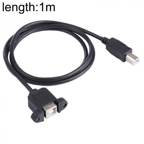 Câble d'extension d'imprimante USB BM à BF avec trou de vis, longueur: 1m SH1517812-35