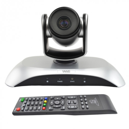 YANS YS-H13UH Caméra de vidéoconférence grand angle avec zoom USB HD 1080P 3X avec télécommande (argent) SY613S1786-38