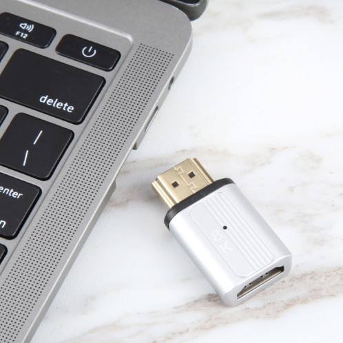 Adaptateur HDMI femelle vers DP mâle 8K 60 Hz (argent) SH644S1329-37