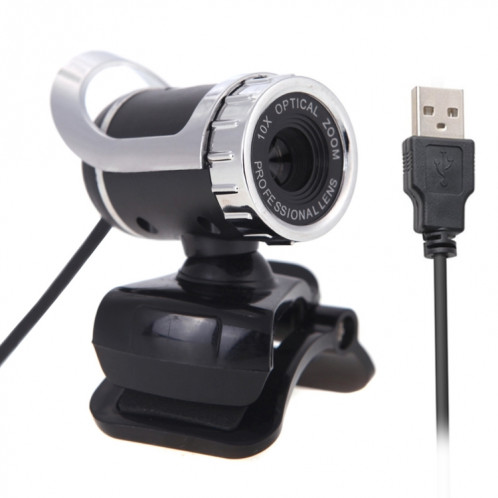 A859 12,0 mégapixels HD 360 degrés WebCam USB 2.0 PC caméra avec microphone d'absorption acoustique pour ordinateur portable PC, longueur de câble: 1,4 m SH34511066-36