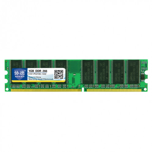 XIEDE X003 DDR 266 MHz, 1 Go, module de mémoire RAM à compatibilité totale avec ordinateur de bureau SX3765167-37