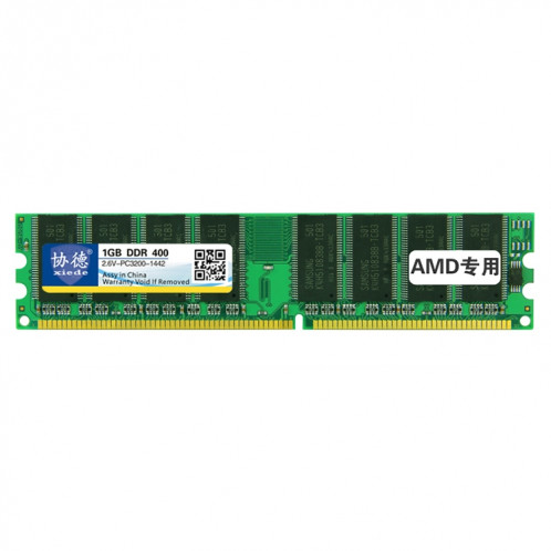 XIEDE X004 DDR 400 MHz, 1 Go, module général de mémoire RAM spéciale AMD pour PC de bureau SX3766370-37