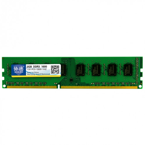 XIEDE X039 DDR3 1600 MHz 2 Go Module de mémoire RAM AMD spécial général pour PC de bureau SX3819526-36