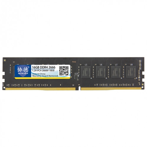XIEDE X056 DDR4 2666 MHz 16 Go Module de mémoire RAM à compatibilité totale pour PC de bureau SX38321059-36