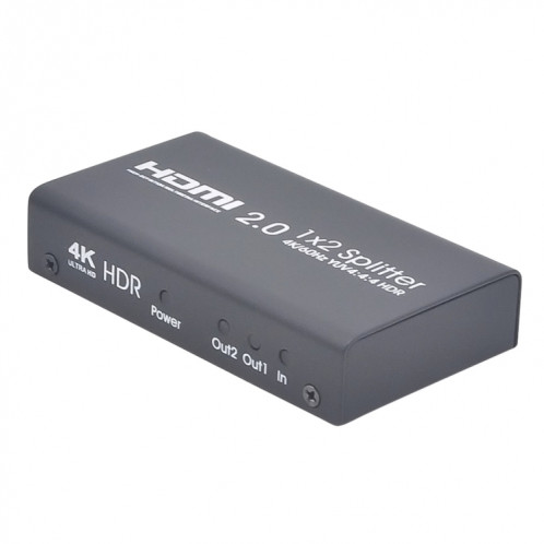 Répartiteur de commutateur Ultra HD 4K AYS-12V20 HDMI 2.0 1x2 (Noir) SH256B1110-36