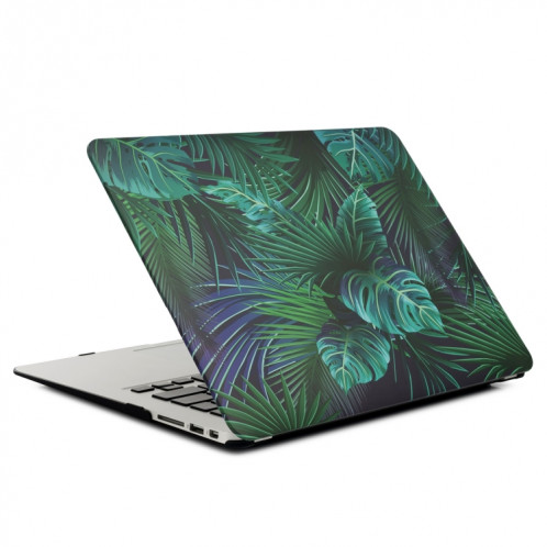Coque en feuilles de palmier motif PC dur pour MacBook Air 13,3 pouces SH461B1703-35