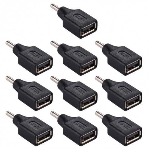 10 PCS 3.5x1.35mm Mâle vers USB Connecteur Adaptateur Femelle SH55851987-34