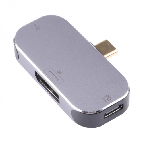 3 en 1 Homme USB-C / Type-C à Dual USB-C / Type-C + DP Adaptateur femelle SH67991243-35