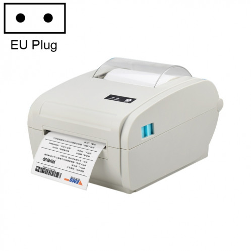 POS-9210 Imprimante thermique de réception de PDV USB 110 mm Imprimante d'étiquettes de codes à barres de livraison express, prise UE (blanc) SH90EU1630-316