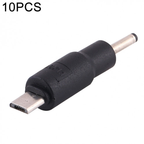 10 PCS 3.0 x 1.1mm vers connecteur d'alimentation micro USB DC SH7218224-34