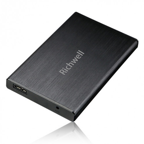 Richwell SATA R23-SATA-2TB 2TB 2,5 pouces USB3.0 Interface Mobile Hard Drive Drive (Noir) SR655B1357-310