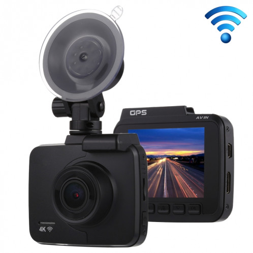 GS63H Voiture DVR Caméra 2.4 pouces LCD HD 2880 x 2160P 150 Degrés Grand Angle Affichage, Support Motion Détection / TF Carte / G-Capteur / GPS / WiFi / HDMI (Noir) SH071B41-316