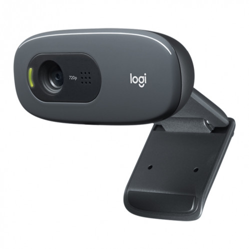 La caméra Web HD C270 de Logitech répond à tous les besoins en matière d'appels vidéo HD 720p (Noir) SL665B647-38