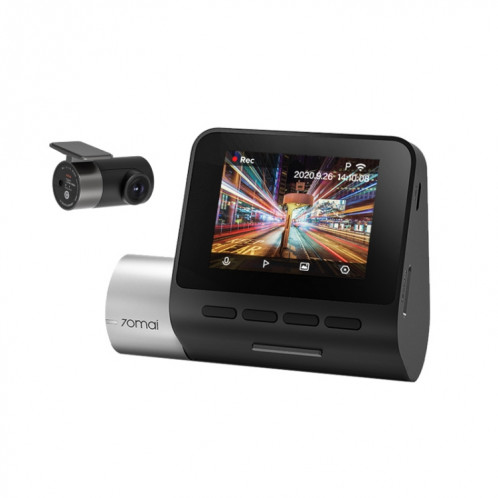  Xiaomi 70mai Dash Cam A500S-1 double caméra voiture 2 pouces 2.7K 1944P caméra de tableau de bord, prise en charge WiFi et GPS et Vision nocturne, édition internationale SH98991798-37