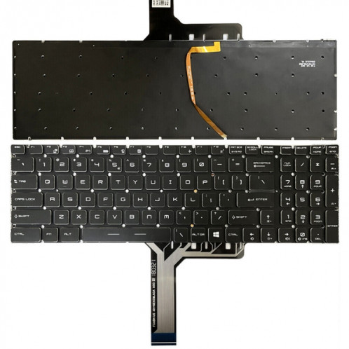 Clavier d'ordinateur portable rétro-éclairé coloré de Version américaine pour MSI Steel GS60/GS70/GS72/GT72/GE62/GE72/GS73V SH00061768-36
