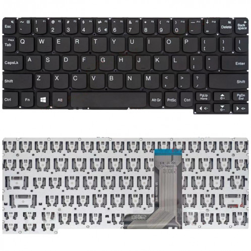 Clavier pour Lenovo Ideapad D330 D335 D330-10IGM, Version américaine (noir) SH140B1241-34