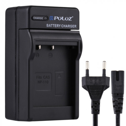 Chargeur de batterie PULUZ EU Plug avec câble pour batterie Casio NP-110 SP22151749-35