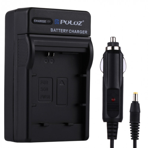 Chargeur allume-cigare pour appareil photo numérique PULUZ pour Sony NP-FW50 SP23061611-36