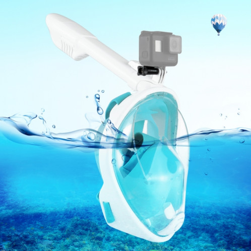 PULUZ 240mm Fold Tube Sports nautiques Équipement de plongée complet Dry Snorkel Masque pour GoPro HERO6 / 5/5 Session / 4 Session / 4/3 + / 3/2/1, Xiaoyi et autres caméras d'action, taille S / M (vert) SP325G226-316
