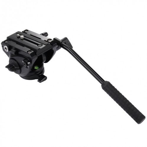 PULUZ Tête de trainée à action trépied pour caméra vidéo extra-robuste avec plaque coulissante pour appareils photo reflex numériques et reflex, grande taille (noir) SP501B1634-313