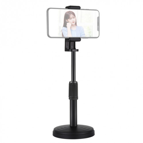 Support de bureau à base ronde PULUZ pour lampe vidéo à anneau LED, hauteur réglable: 18cm-28cm SPU390722-37