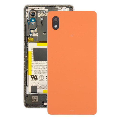 Coque arrière avec cache d'objectif pour Sony Xperia Ace III (orange) SH31EL1926-37