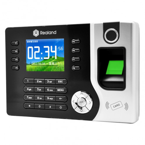 A-C071 2.4 pouces couleur TFT Screen Fingerprint & RFID temps de présence, horloge de présence de temps de bureau de communication d'USB SA2009146-314