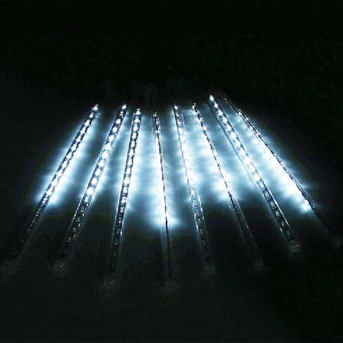 30cm Light-emitting 8 barres lumineuses, 17 LED Meteor douche pour Noël (lumière blanche) SH60WL364-312