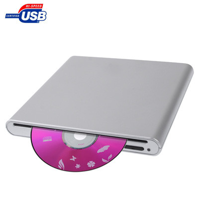 Graveur CD / DVD externe USB 2.0 en alliage d'aluminium Plug and Play LDVDE01-37