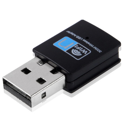 Adaptateur carte réseau sans fil USB 802.11N 300Mbps (noir) SH50711240-32