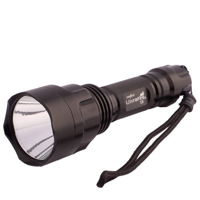 Lampe de poche ultra lumineuse UltraFire C8, 1 LED CREE XML-T6, compatible avec Li-18650 SH80711695-32