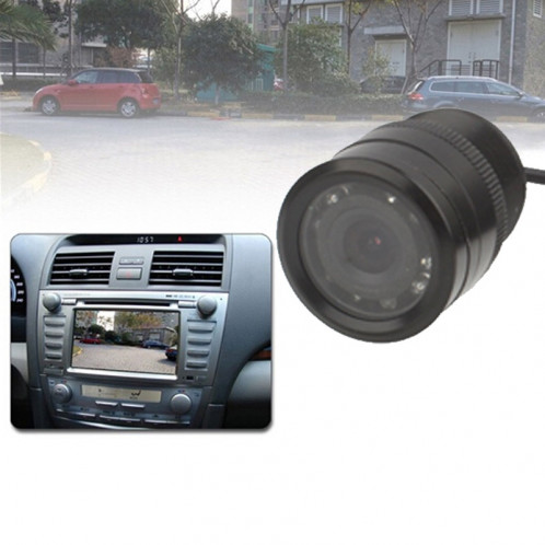 Caméra de recul pour voiture à capteur LED, objectif couleur de soutien / 120 degrés visible / fonction étanche et capteur de nuit, diamètre: 31 mm (E328) (noir) SH0219623-31