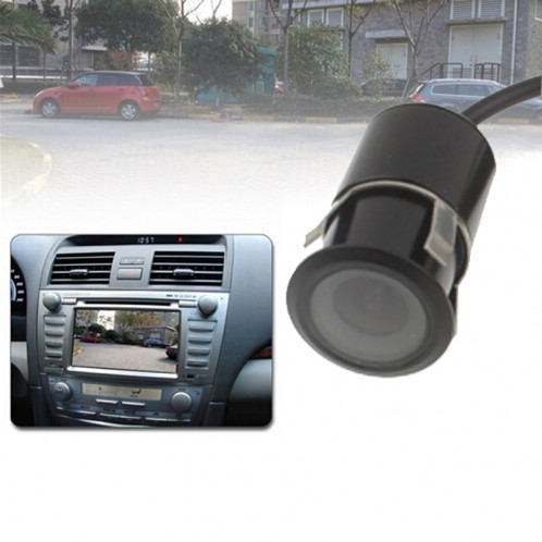 Caméra de recul pour voiture à capteur LED, objectif de couleur de soutien / 120 degrés visible / fonction étanche et capteur de nuit, diamètre: 20 mm (E305) (noir) SH02231283-31